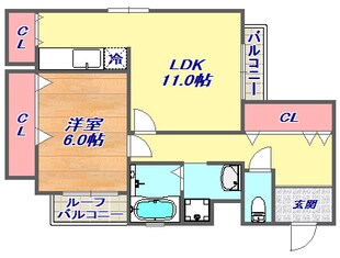 ロイヤル六甲駅前の物件間取画像